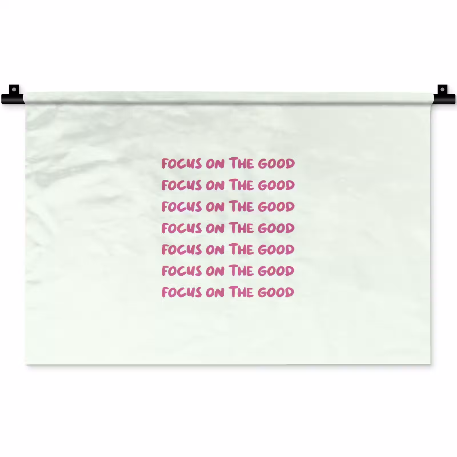 Wandkleed - Focus on the good - Roze — 1