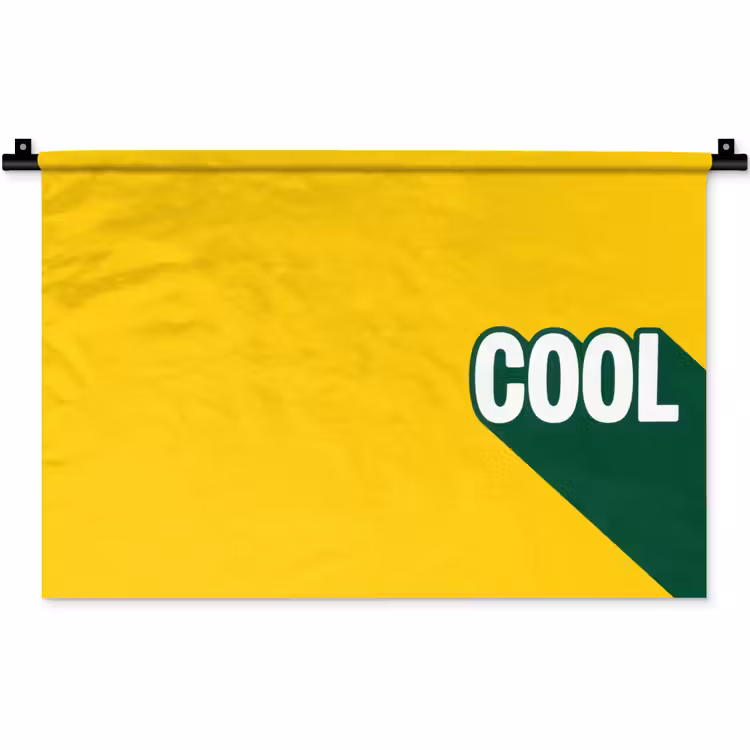 Wandkleed - Cool - Geel - Groen — 1