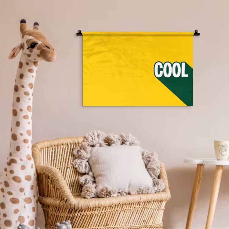 Wandkleed - Cool - Geel - Groen — 5