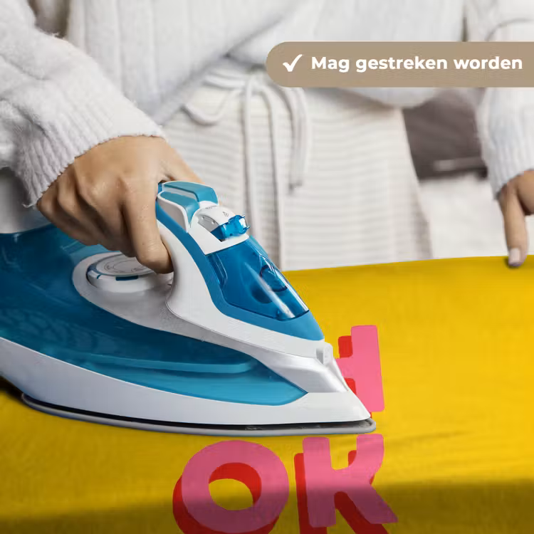Wandkleed - Oh ok - 3D - Geel - Roze — 6
