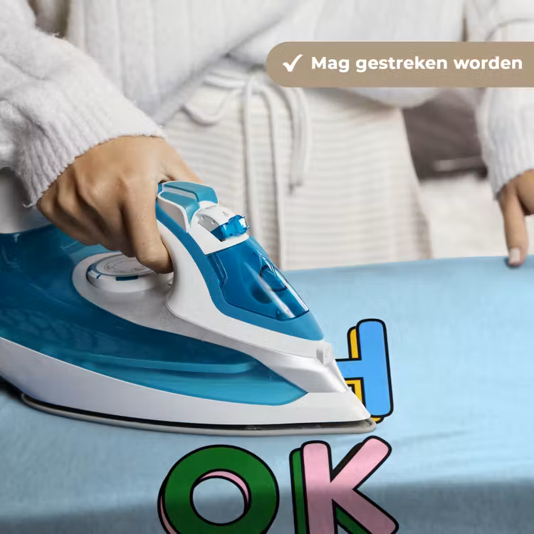 Wandkleed - Oh ok - Blauw - Kleurrijk — 6