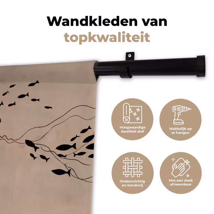 Wandkleed - Modern - Vrouw - Goud — 3