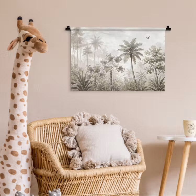 Wandkleed - Jungle - Palmbomen - Natuur — 5