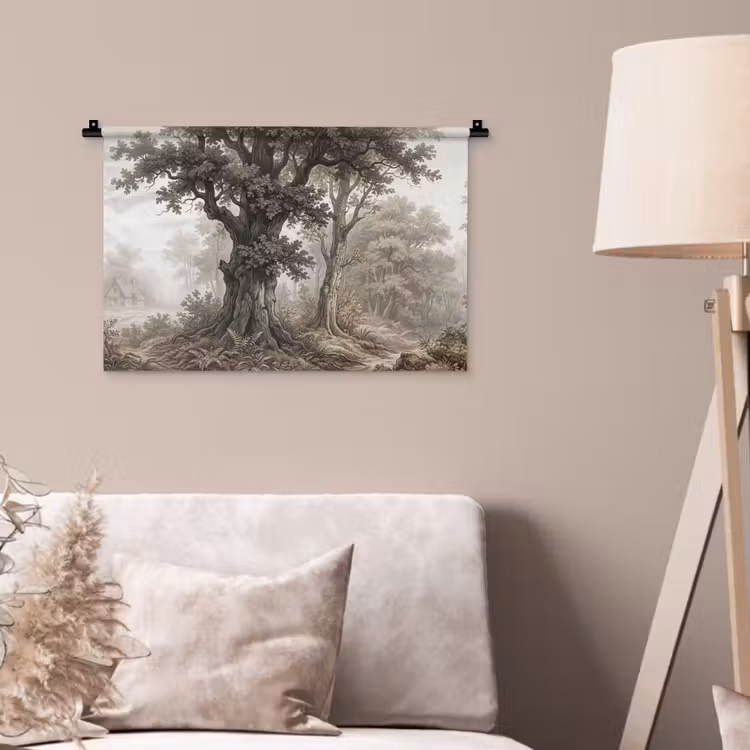 Wandkleed - Natuur - Bos - Eik — 2