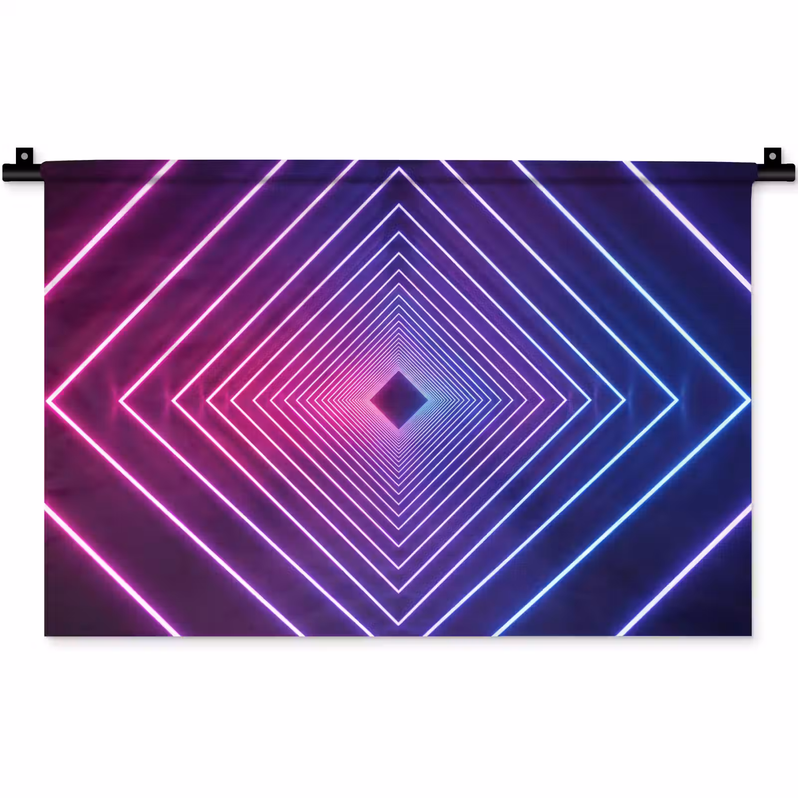 Wandkleed - Driedimensionaal - Tunnel - Ruimte — 1