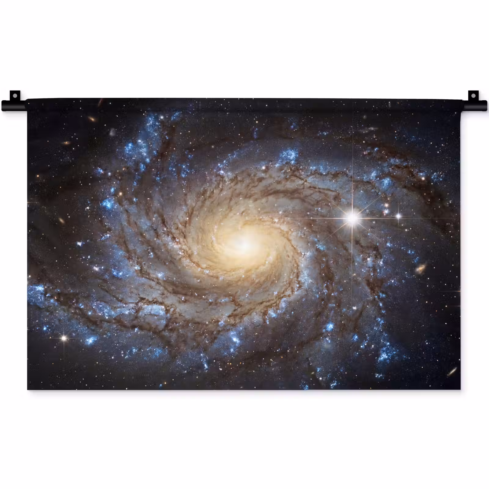 Wandkleed - Kosmos - Sterrenstelsel - Donker — 1