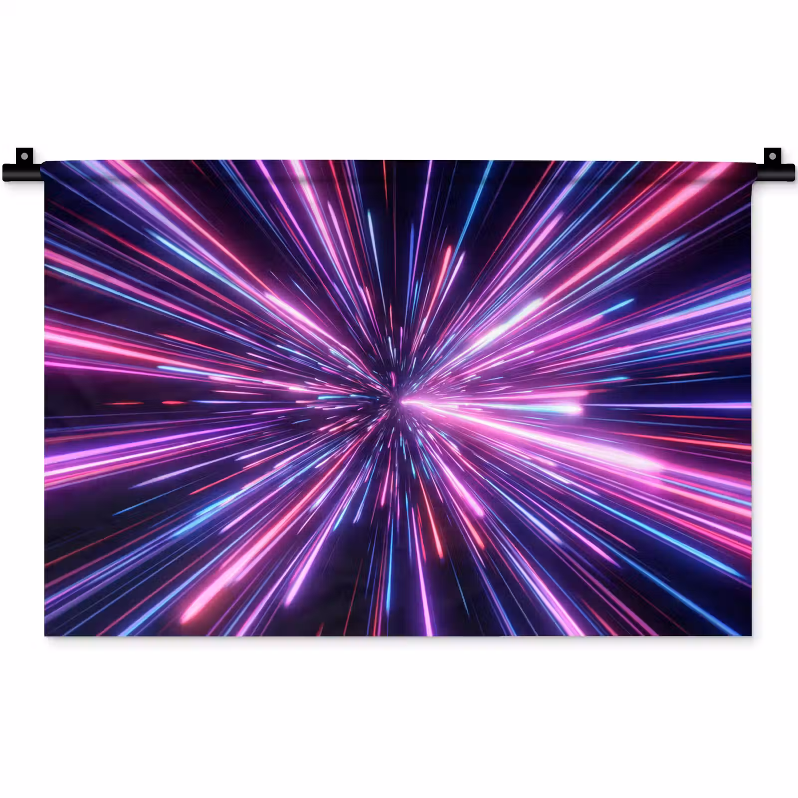 Wandkleed - Lichtsnelheid - Ruimte - Roze - Paars — 1