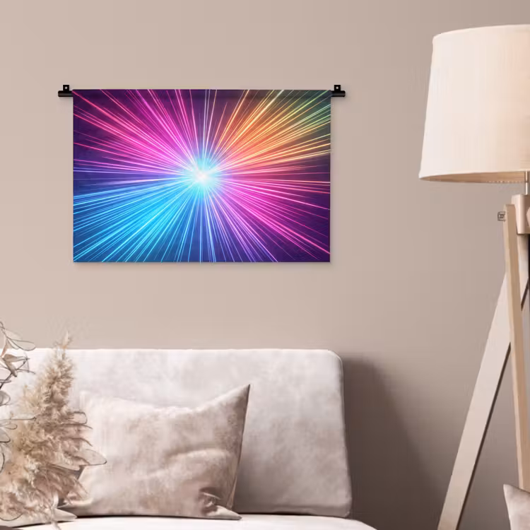Wandkleed - Abstract - Light - Burst - Modern - Colorful — 2