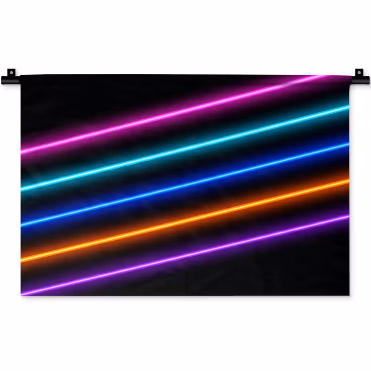 Wandkleed - Esthetiek - Retro - Neon — 1