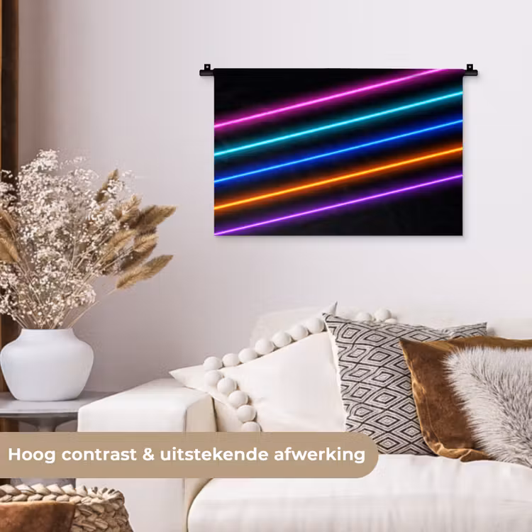 Wandkleed - Esthetiek - Retro - Neon — 4