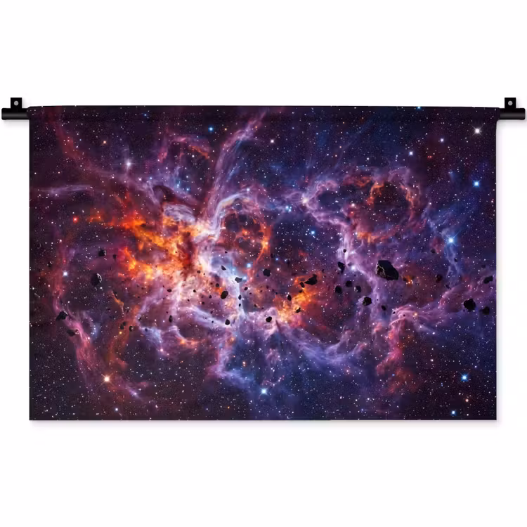 Wandkleed - Space - Stars - Abstract - Colorful — 1