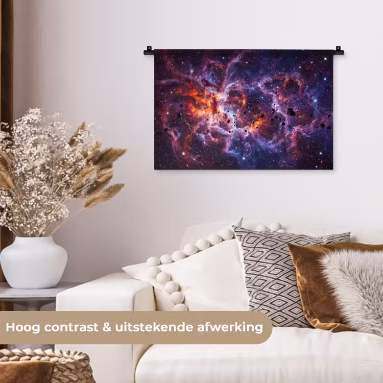 Wandkleed - Space - Stars - Abstract - Colorful — 4