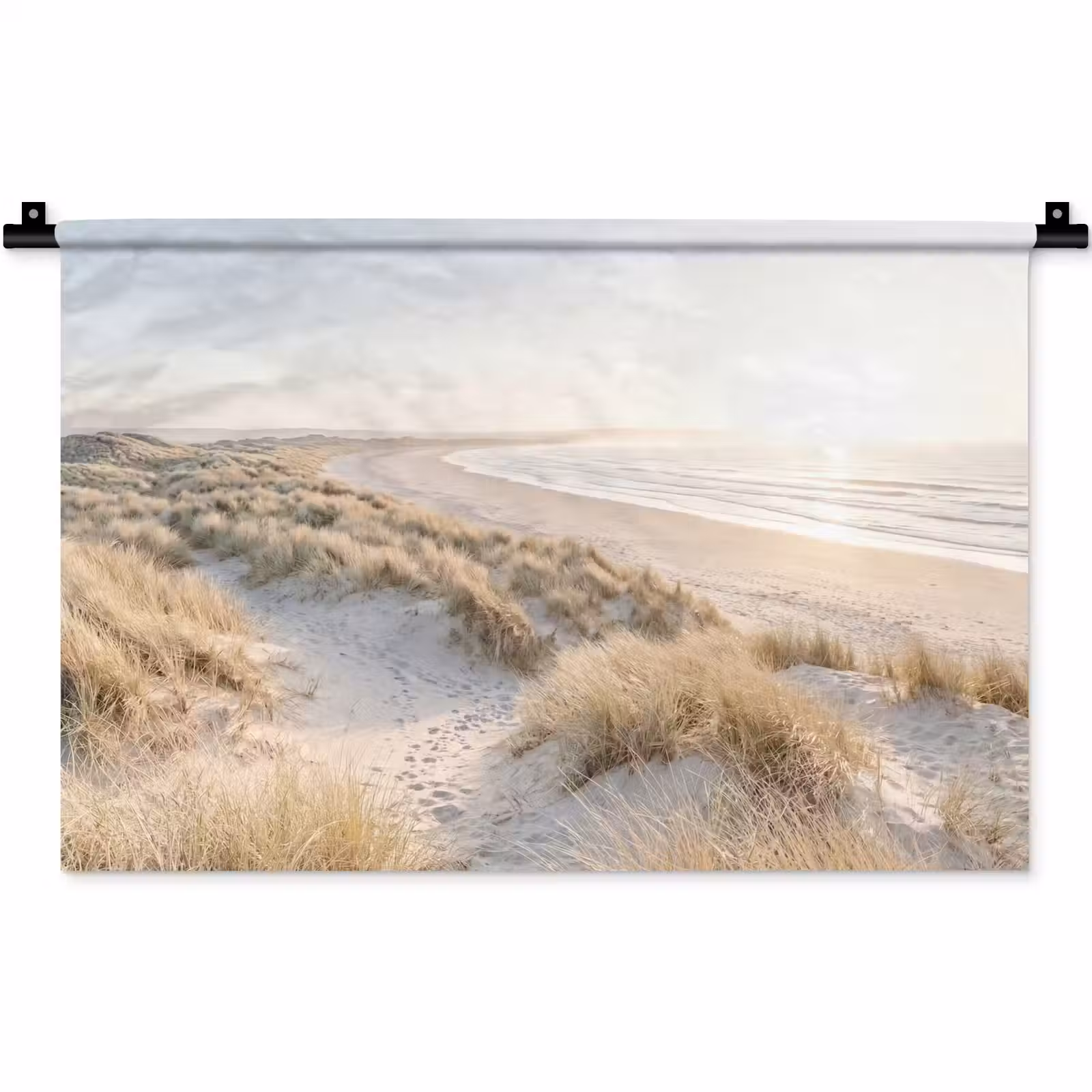 Wandkleed - Duinen - Strand - Beige — 1