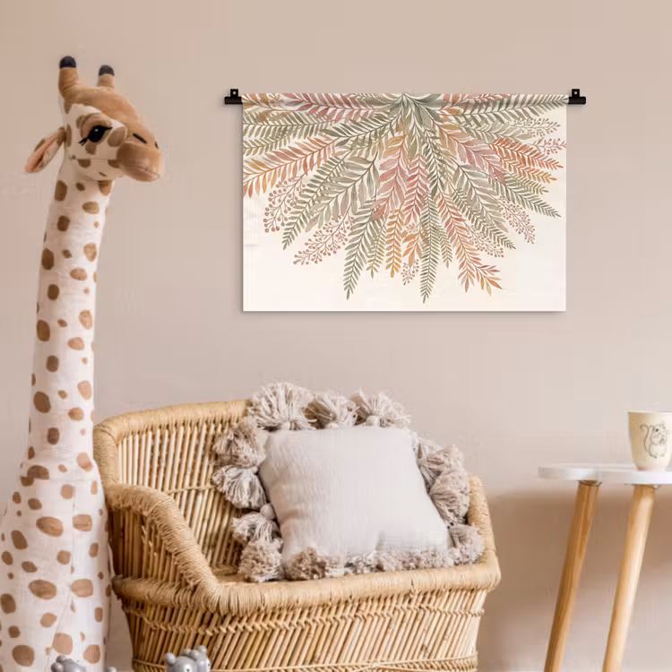 Wandkleed - Botanisch - Aquarel - Kleurrijk — 5
