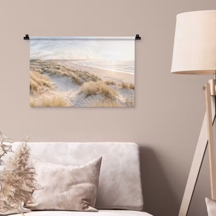Wandkleed - Duinen - Strand - Beige — 2