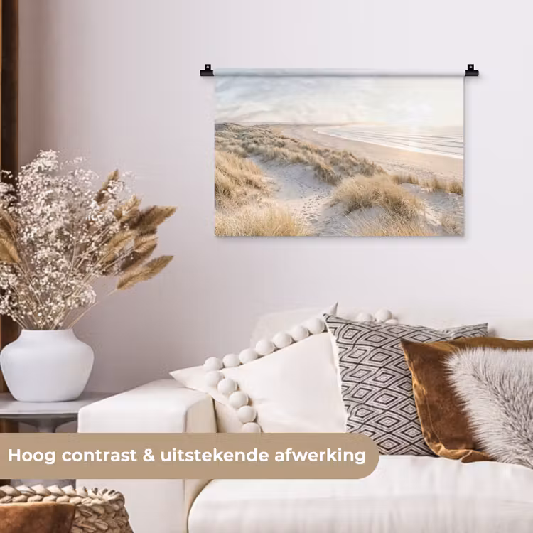 Wandkleed - Duinen - Strand - Beige — 4