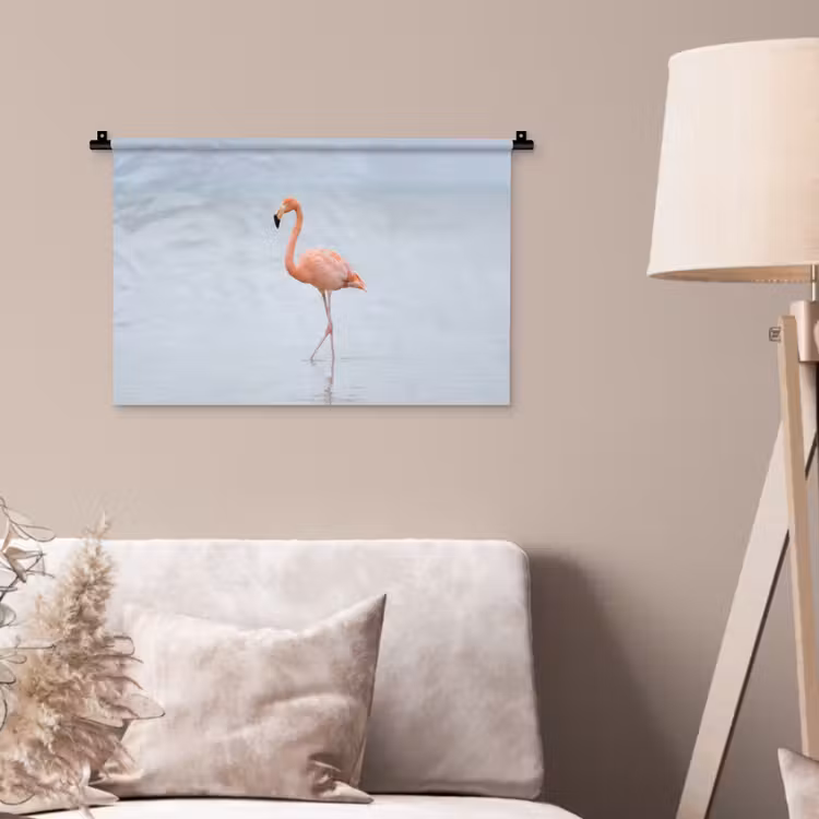 Wandkleed - Flamingo - Zee - Roze — 2