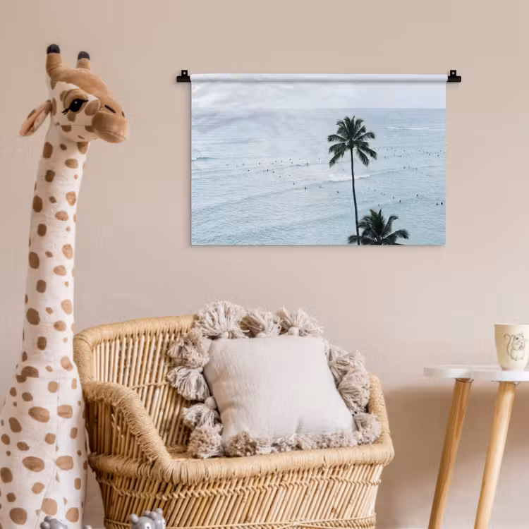 Wandkleed - Oceaan - Palmbomen - Surfers — 5