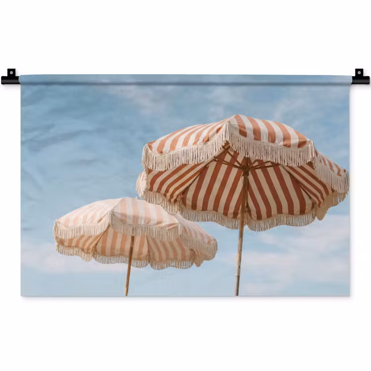Wandkleed - Parasol - Lucht - Rood — 1