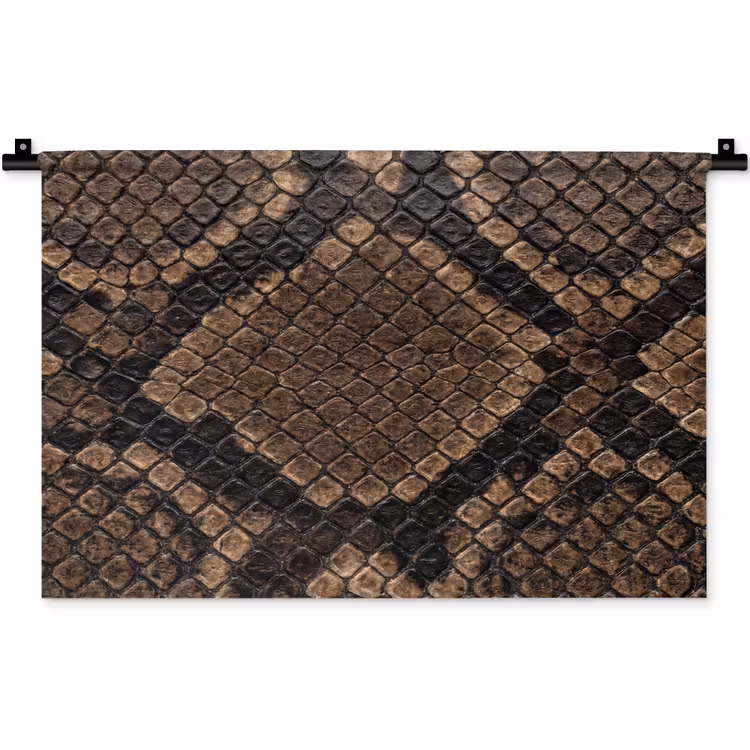 Wandkleed - Python - Schubben - Brons — 1