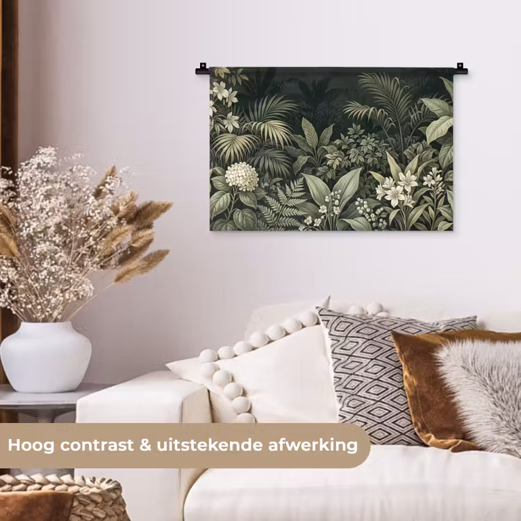 Wandkleed - Jungle - Bladeren - Botanisch - Groen — 4
