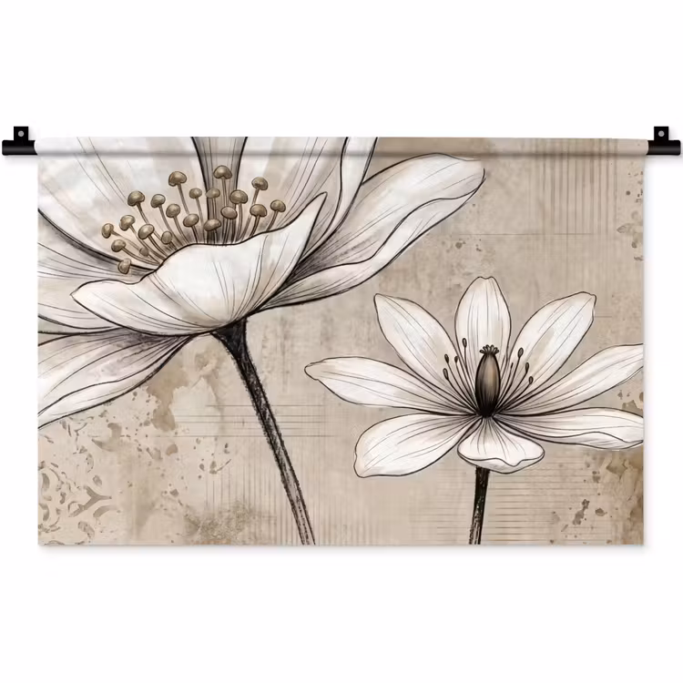 Wandkleed - Modern - Design - Wit — 1