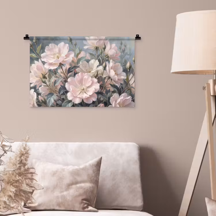 Wandkleed - Rozen - Illustratie - Roze — 2