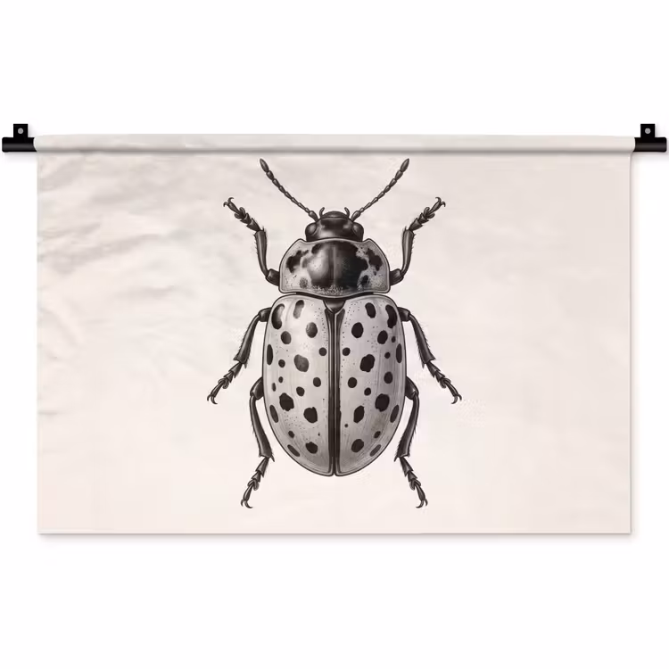 Wandkleed - Kever - Insect - Vintage — 1