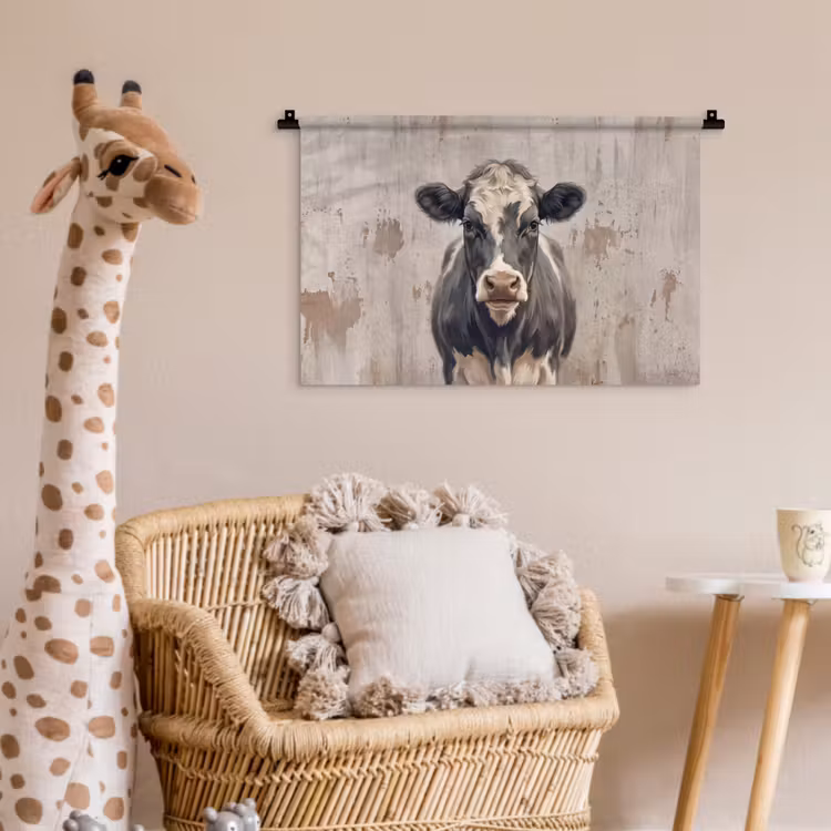 Wandkleed - Koe - Portret - Dieren - Modern — 5