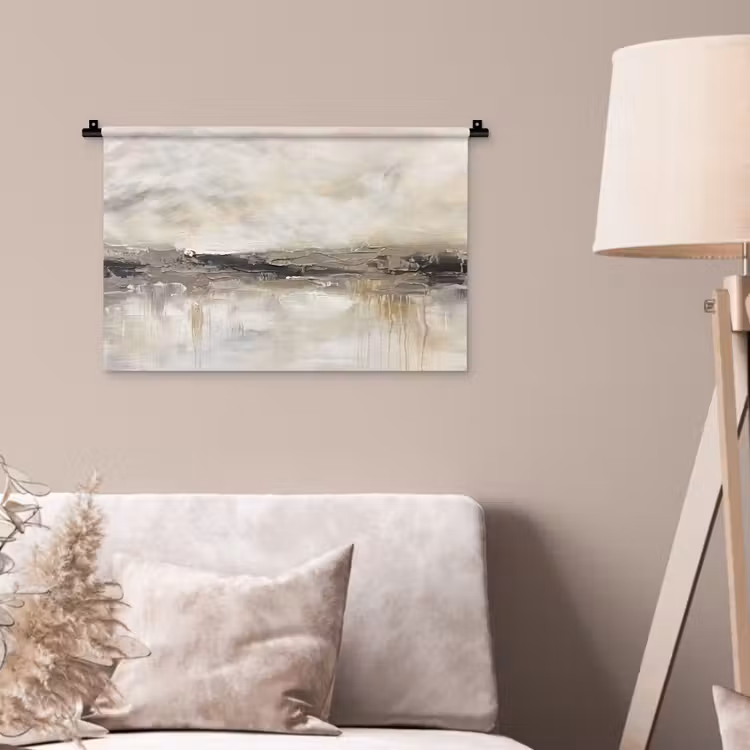 Wandkleed - Landschap - Horizon - Natuur - Abstract - Neutraal — 2