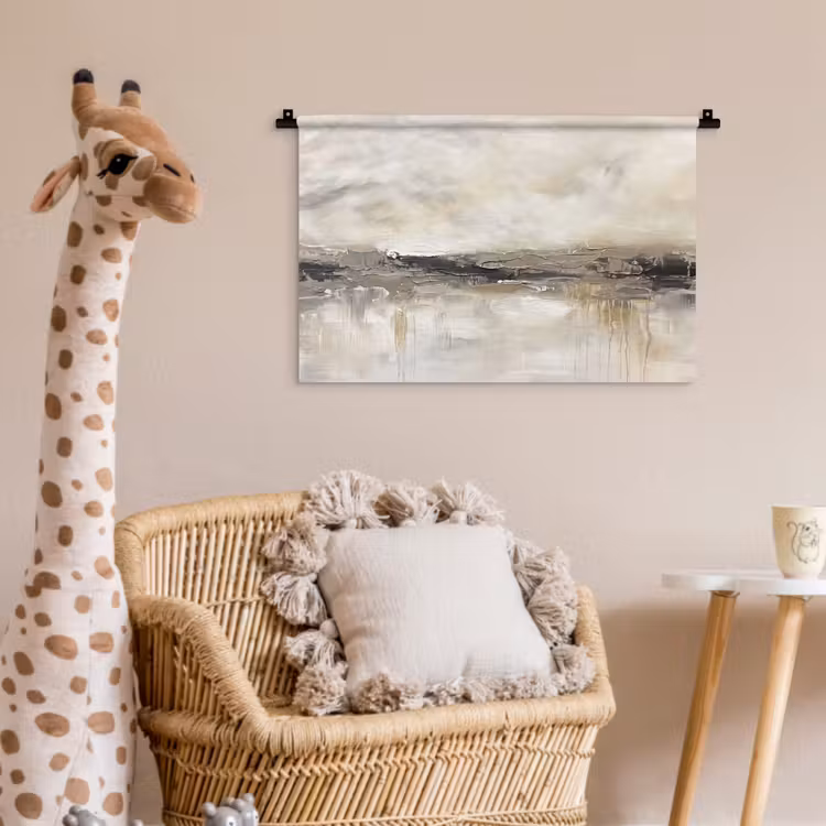 Wandkleed - Landschap - Horizon - Natuur - Abstract - Neutraal — 5
