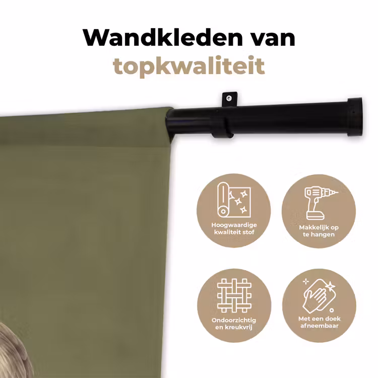 Wandkleed - Pelikaan - Wit - Vogel - Klassiek - Natuur — 3