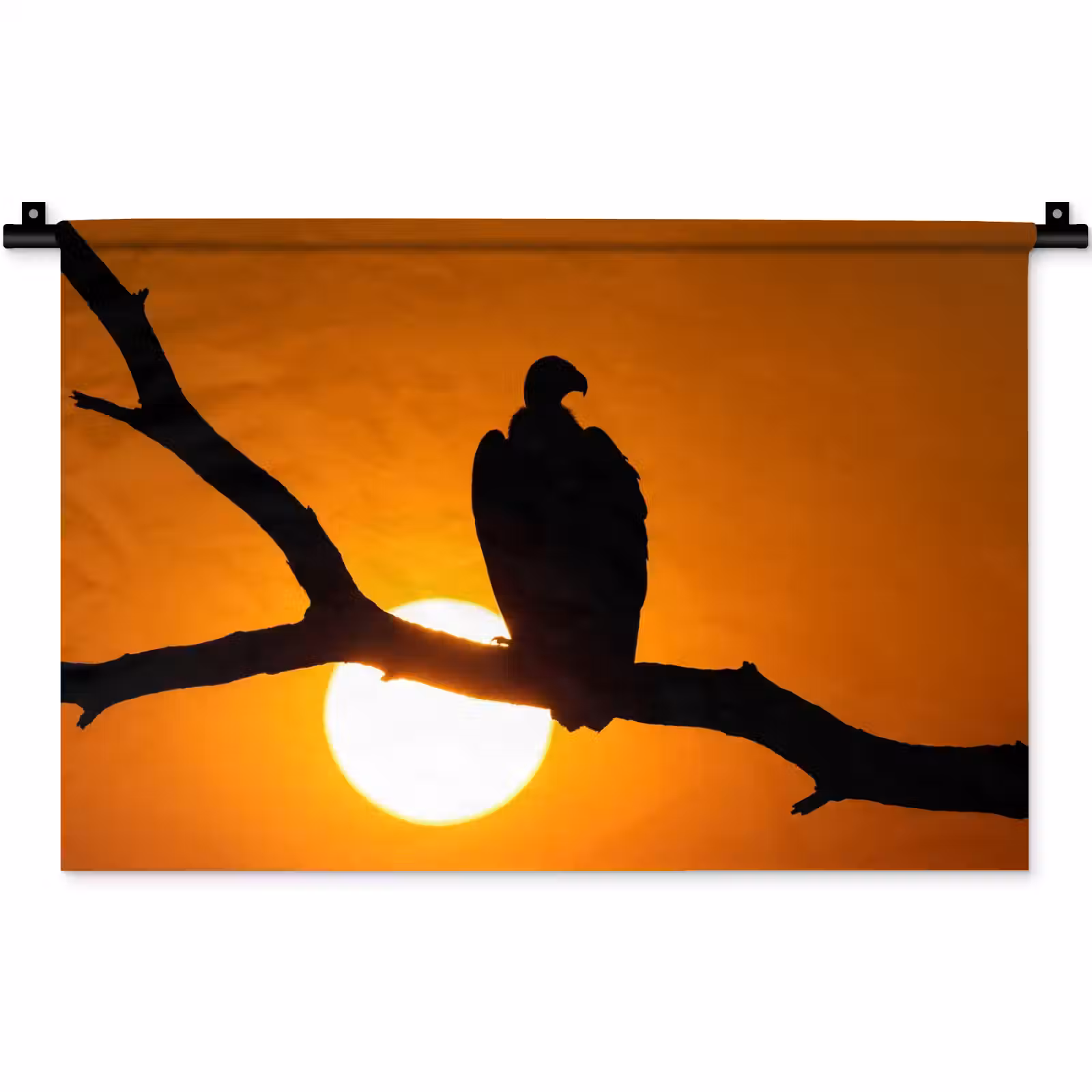 Wandkleed - Gier - Tak - Zon - Oranje — 1