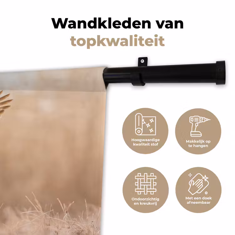 Wandkleed - Buizerd - Roofvogel - Natuur - Bruin — 3