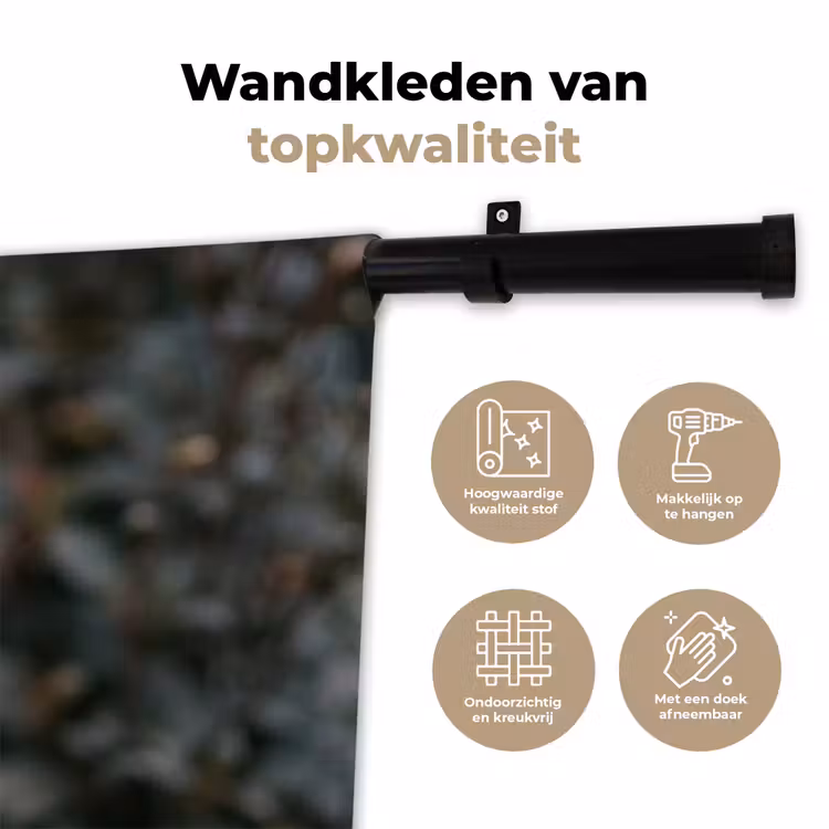 Wandkleed - Dahlia - Bloem - Natuur - Sfeervol — 3