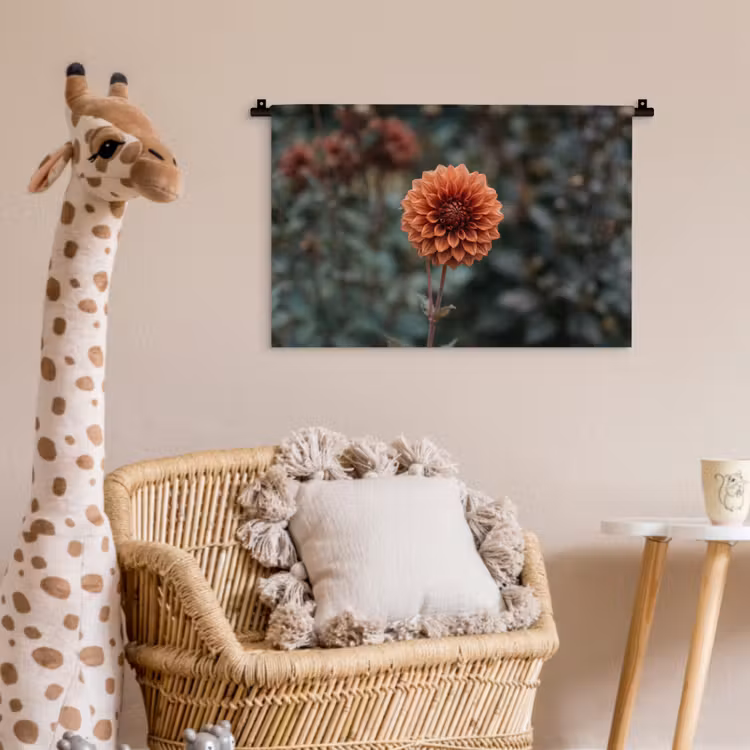 Wandkleed - Dahlia - Bloem - Natuur - Sfeervol — 5