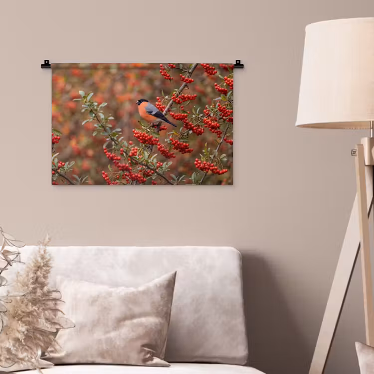 Wandkleed - Goudvink - Bessen - Herfst - Natuur - Kleurrijk — 2