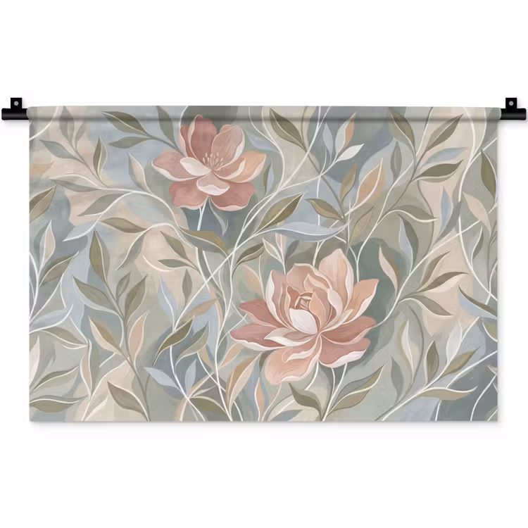 Wandkleed - Elegant - Romantiek - Roze — 1