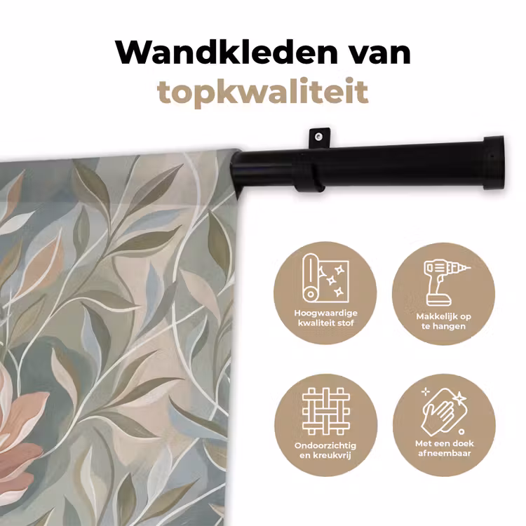 Wandkleed - Elegant - Romantiek - Roze — 3