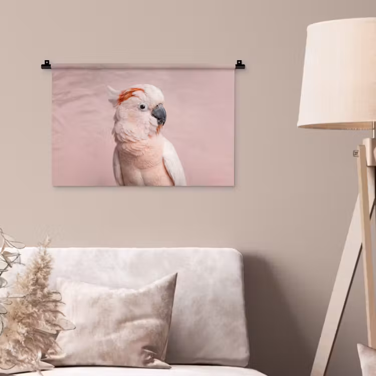 Wandkleed - Kaketoe - Portret - Roze — 2