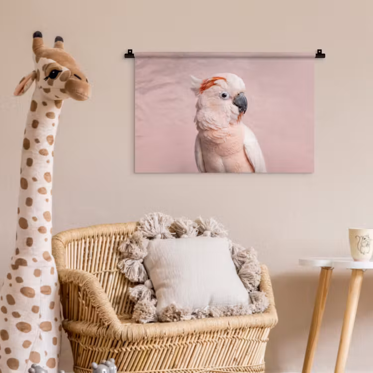 Wandkleed - Kaketoe - Portret - Roze — 5