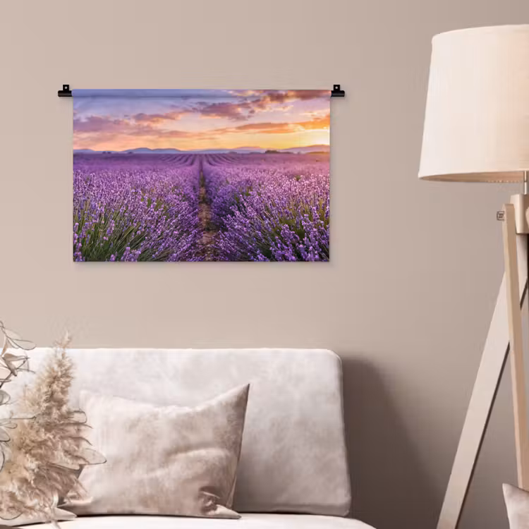 Wandkleed - Lavendel - Veld - Natuur - Paars — 2