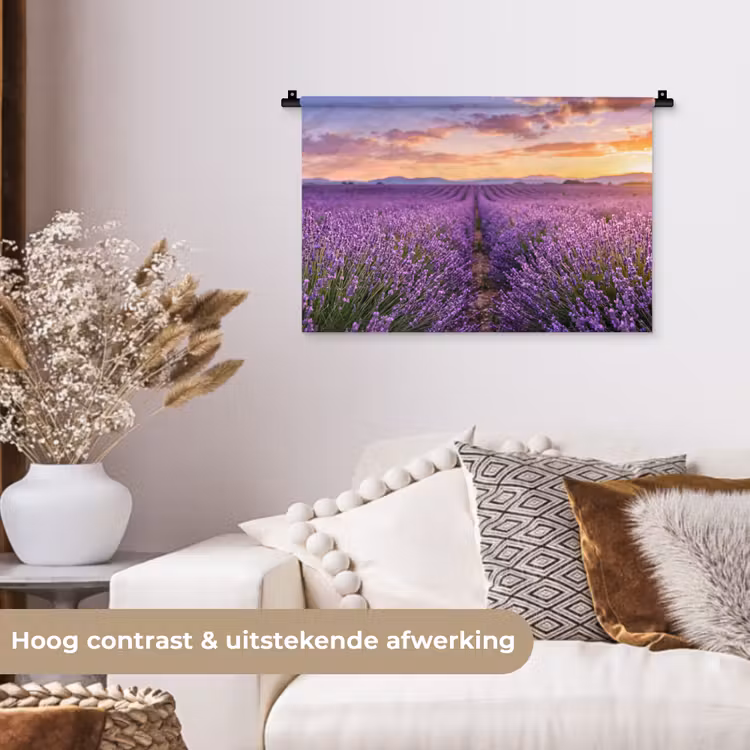 Wandkleed - Lavendel - Veld - Natuur - Paars — 4