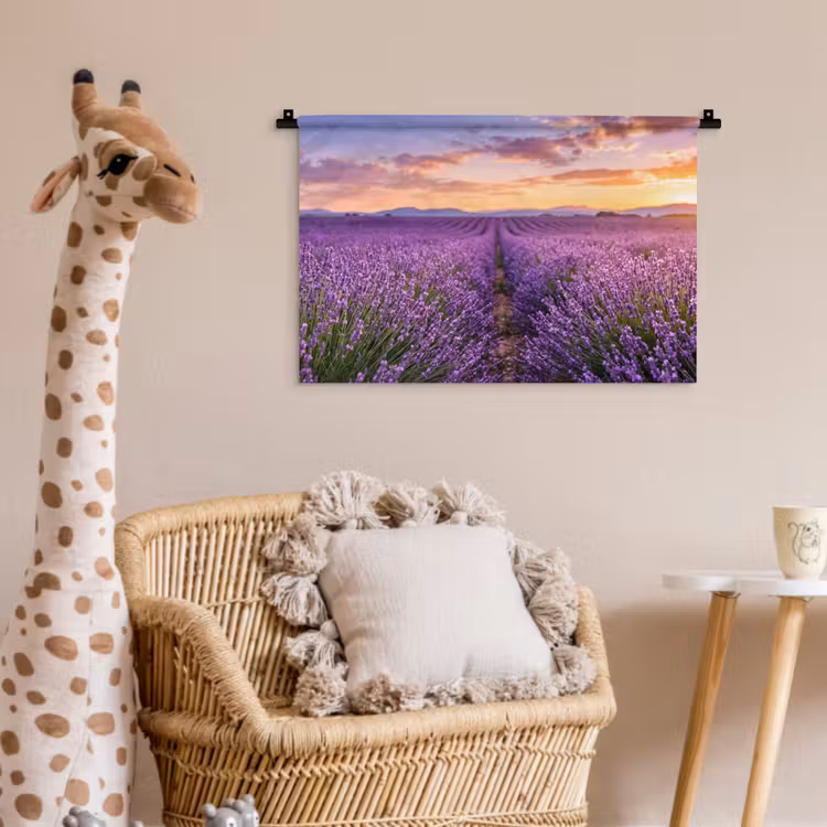 Wandkleed - Lavendel - Veld - Natuur - Paars — 5
