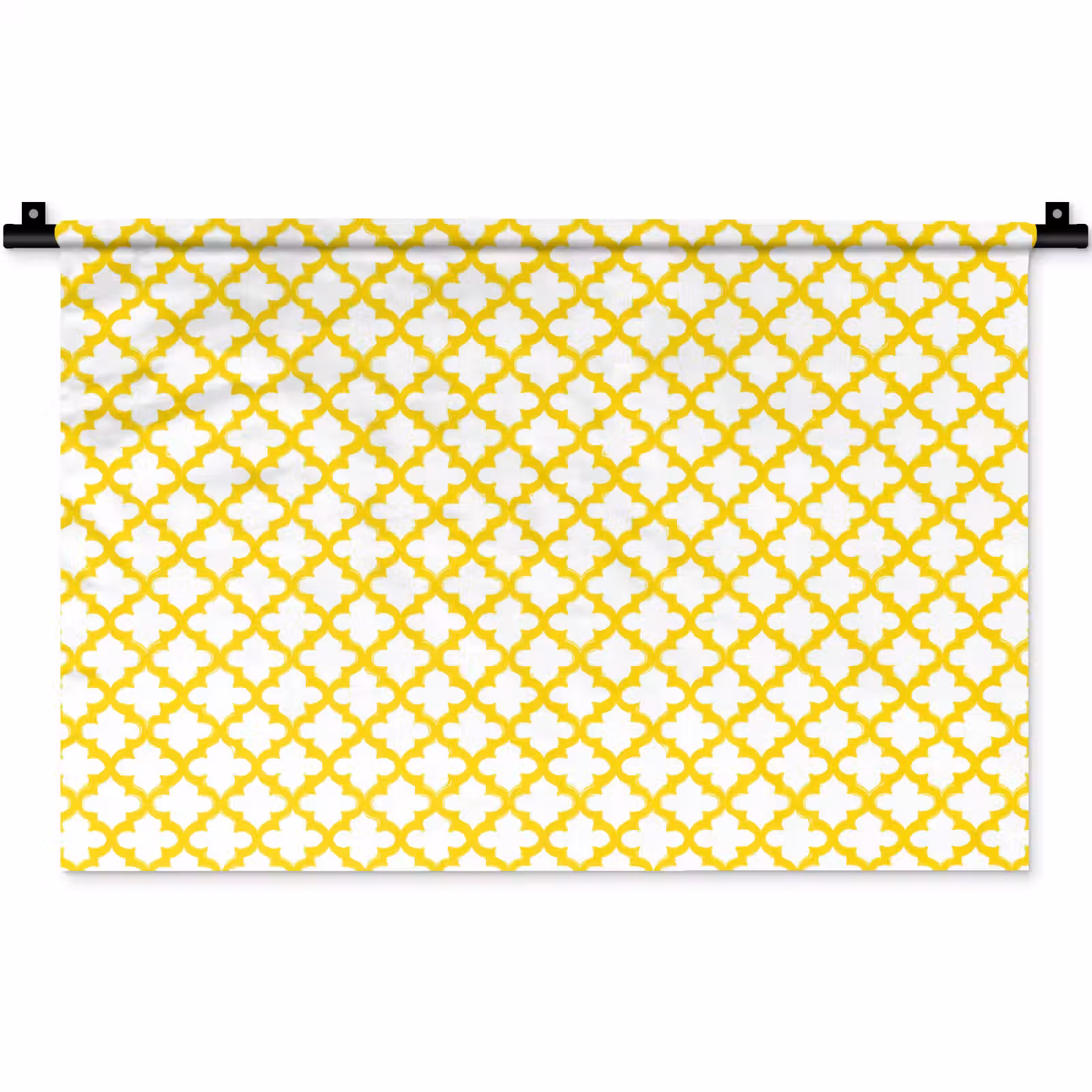Wandkleed - Patroon - Geometrisch - Klassiek - Geel — 1