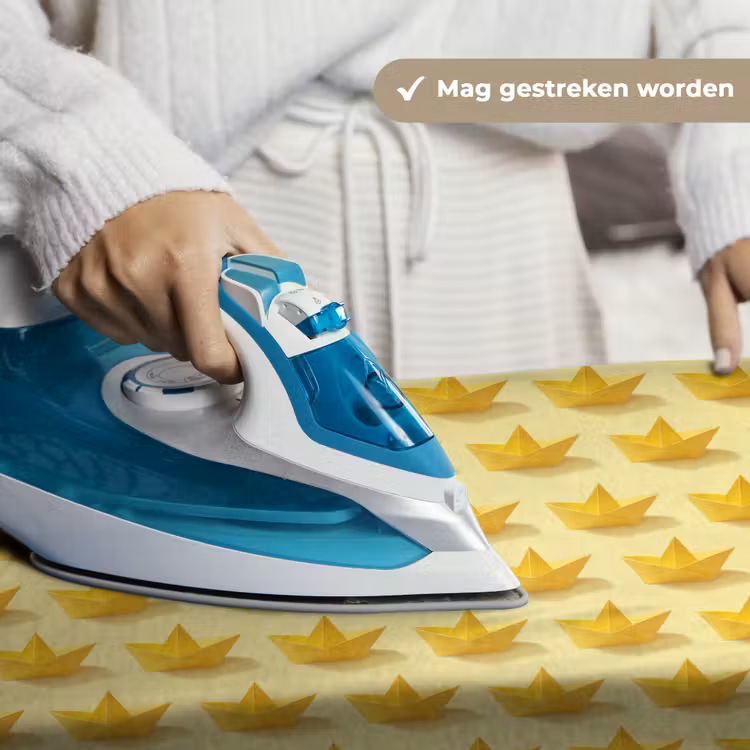 Wandkleed - Bootjes - Origami - Creatief - Geel — 6