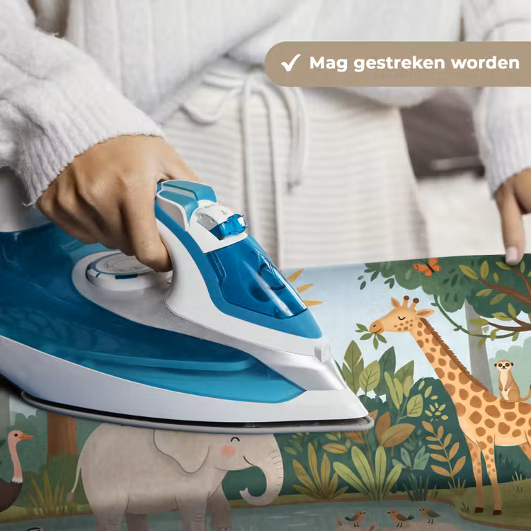 Wandkleed - Jungle - Oase - Dieren - Kleurrijk — 6