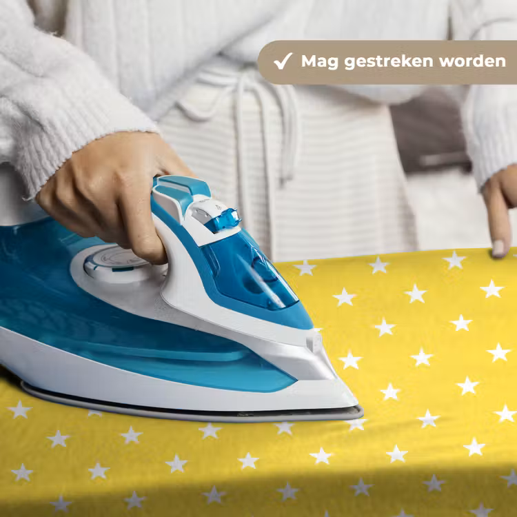 Wandkleed - Sterren - Patroon - Minimalistisch - Geel — 6