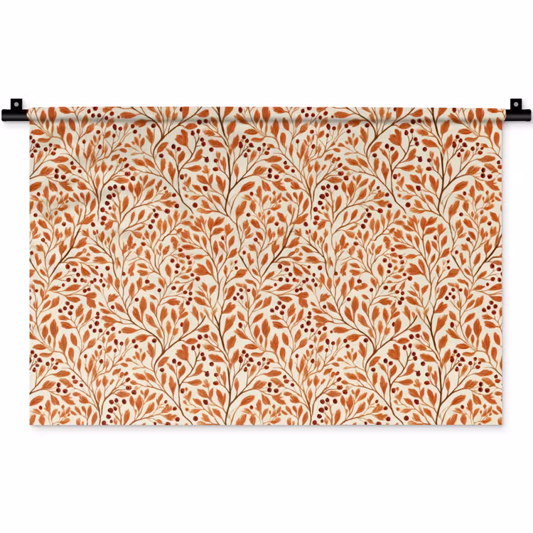 Wandkleed - Bladeren - Botanisch  - Terracotta — 1