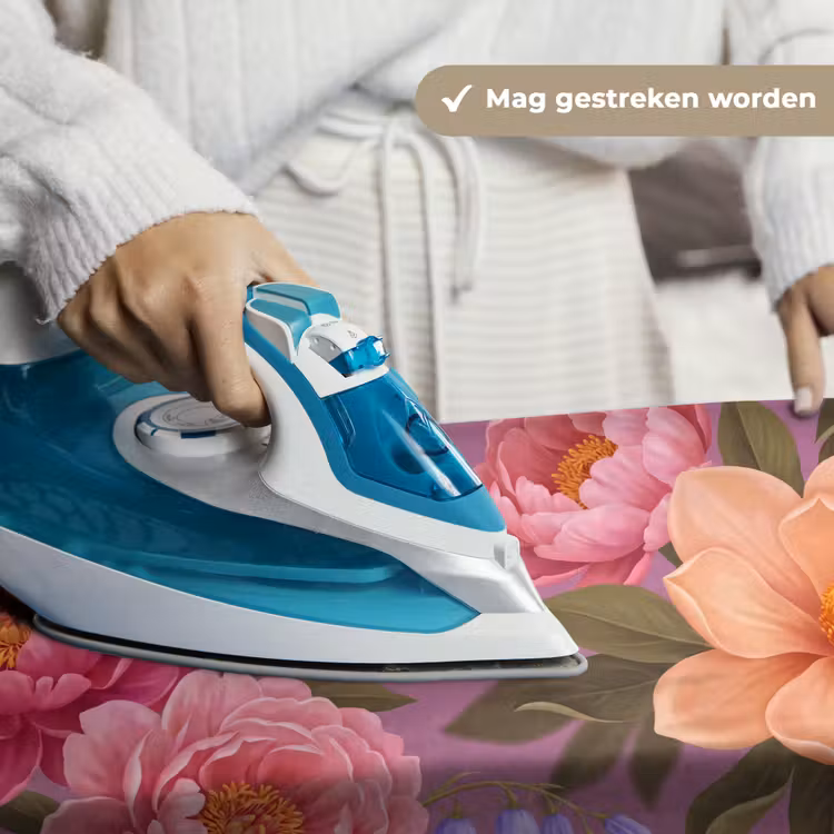 Wandkleed - Bloemen - Patroon - Illustratie - Roze — 6